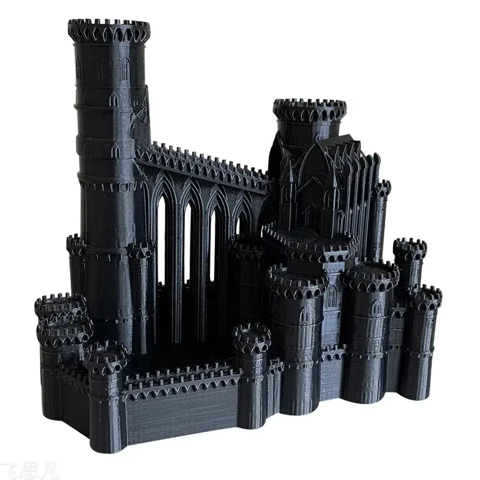 Tour à dés Ice Castle imprimée en 3D DnD RPG