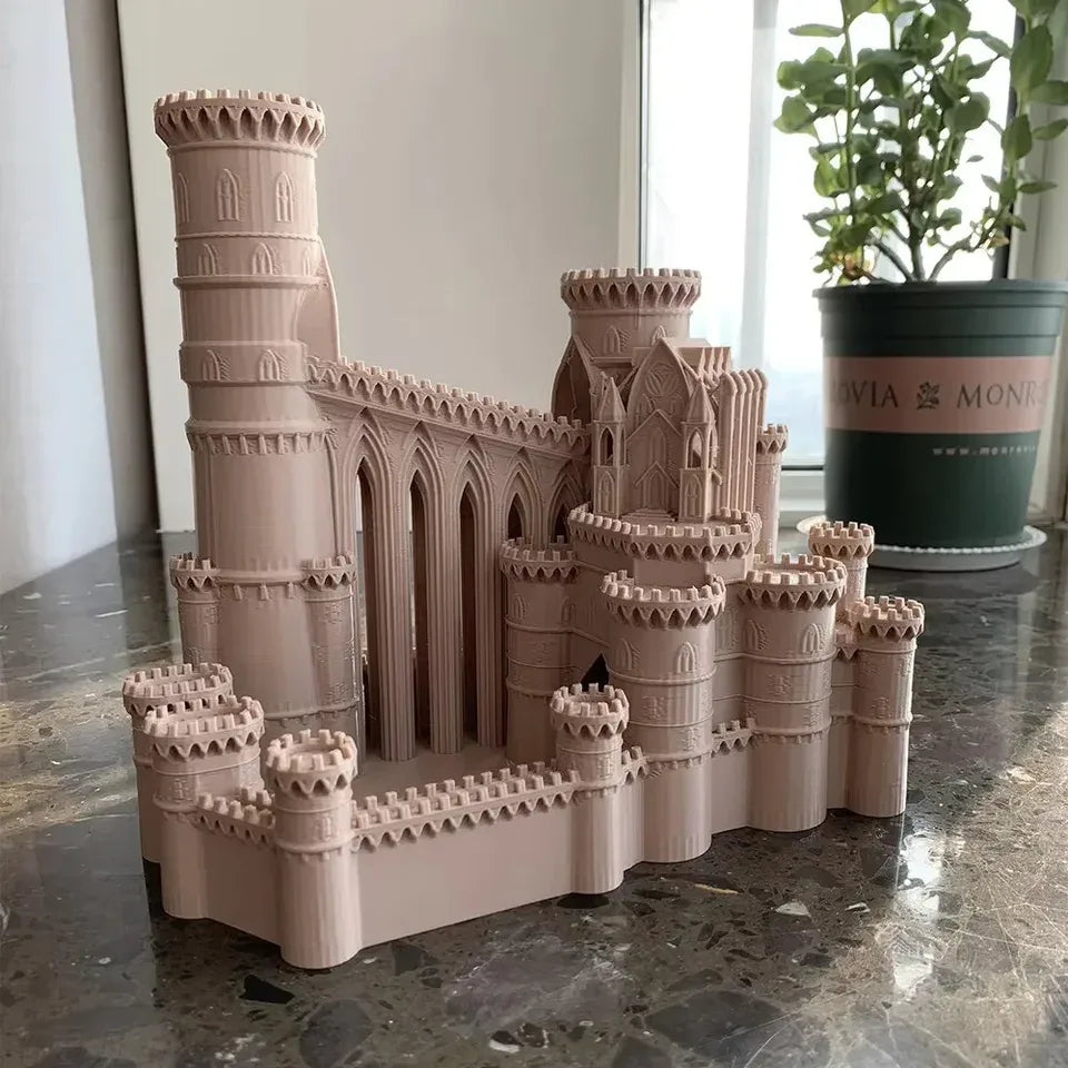 Tour à dés Ice Castle imprimée en 3D DnD RPG