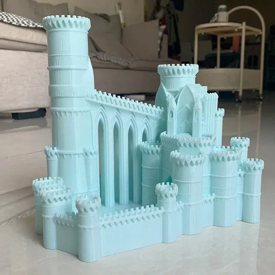 Tour à dés Ice Castle imprimée en 3D DnD RPG