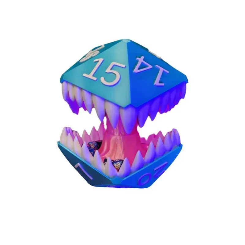 Tour à dés imprimée en 3D ornement déco bureau JDR