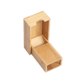 Tour à dés pliable en bambou avec rangement intégré