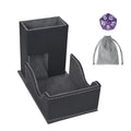 Tour à dés pliable en similicuir avec sac JDR