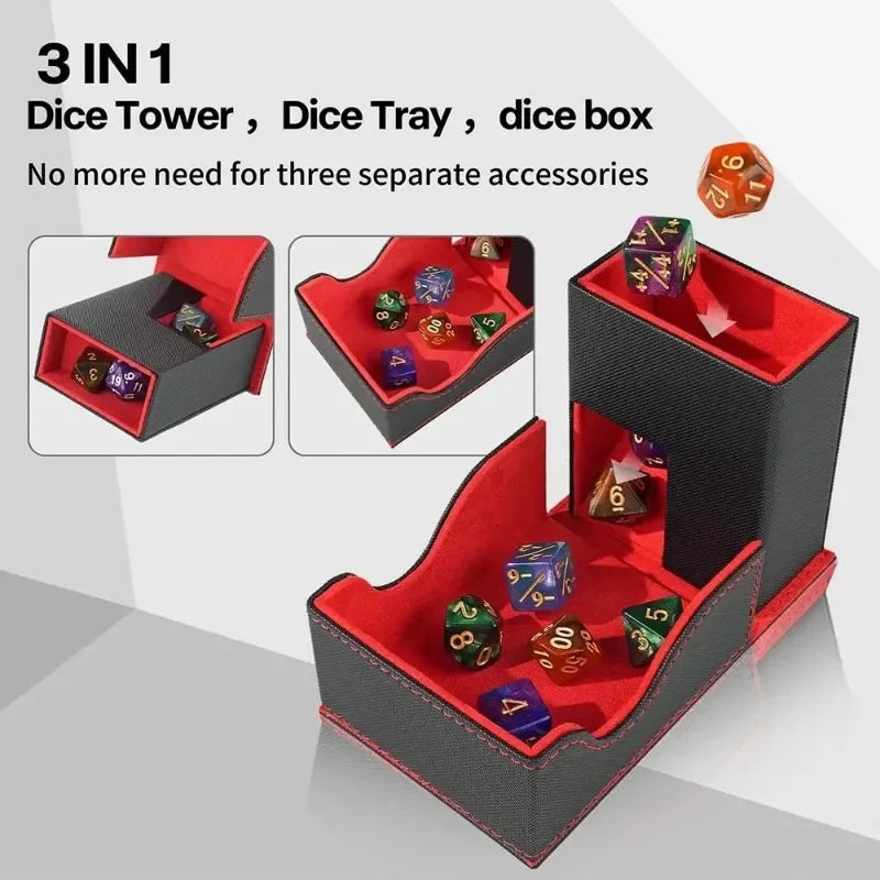 Tour à dés pliante portable plateau DnD JDR