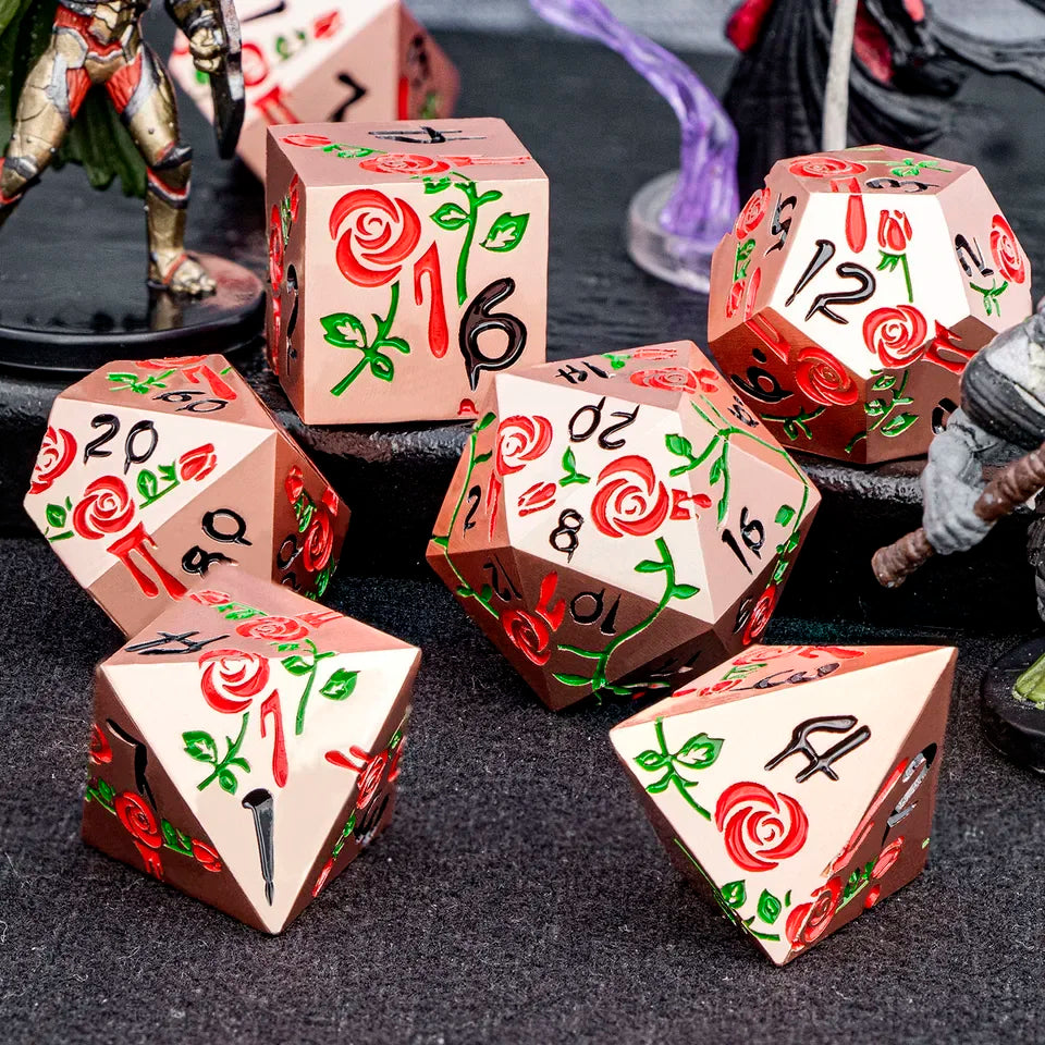 Vampire Rose – Set de dés pour JDR