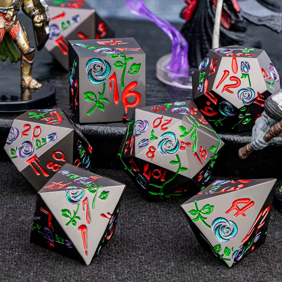 Vampire Rose – Set de dés pour JDR